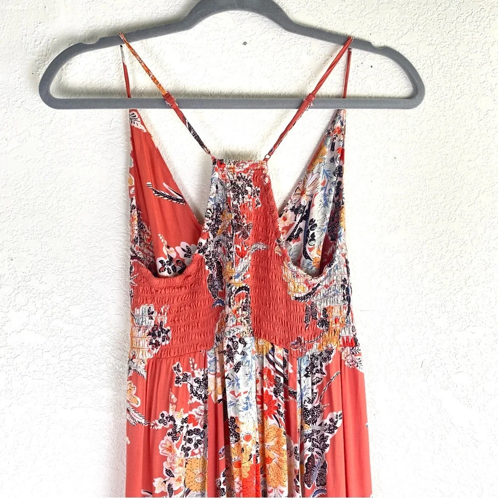 Free people through the vine maxi dress Size Small orange - Picture 11 of 16